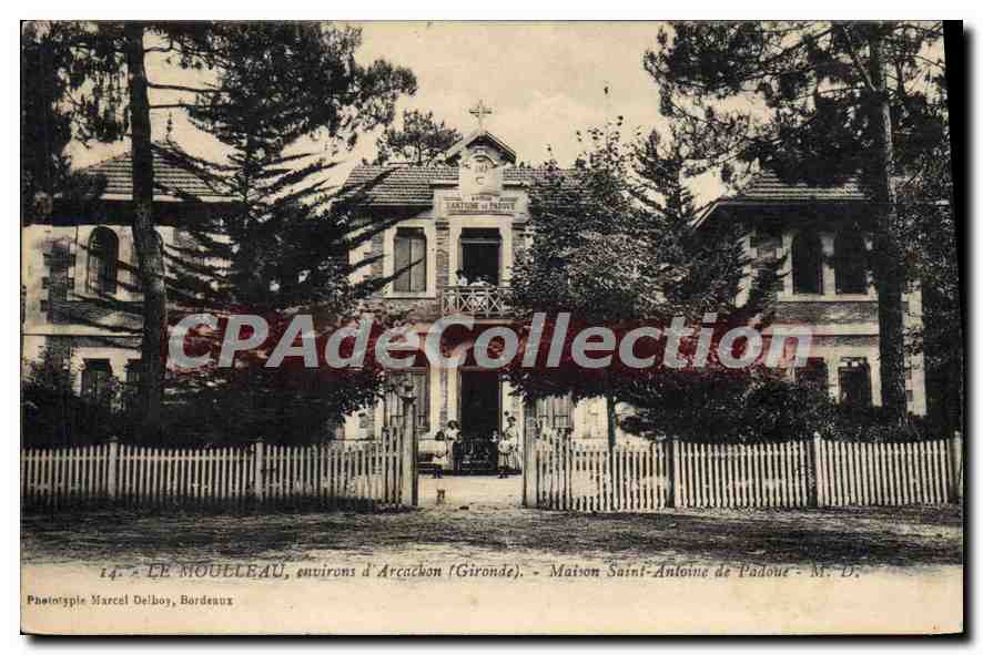 Le Moulleau, Umgebung von Arcachon (Gironde) — Maison Saint-Antoine de Padoue — Phototype Marcel Delboy, Bordeaux