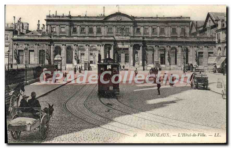 CPA Bordeaux L'Hotel De Ville