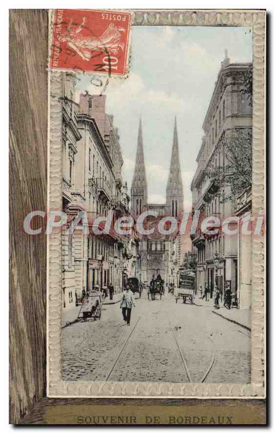 CPA Bordeaux Souvenir rue Vital Carles