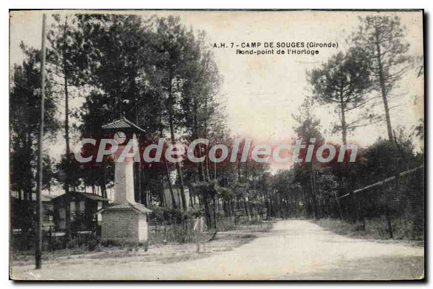 Camp de Sougues — Rond-point de l'Horloge — A.H. 7