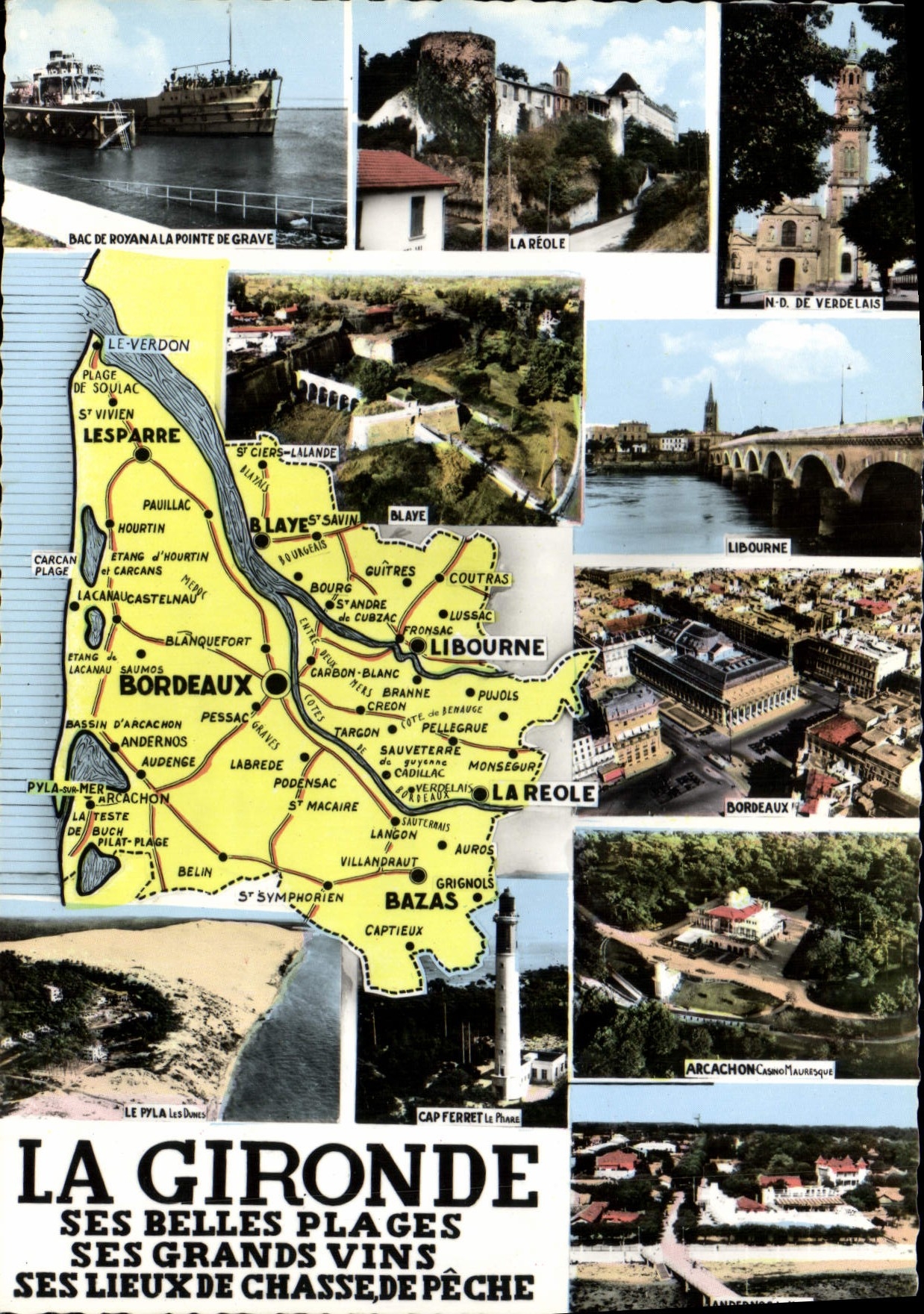 Die Gironde — ihre schönen Strände, ihre großartigen Weine, ihre Fischereiplätze — Verlag Combier, Nr. 33