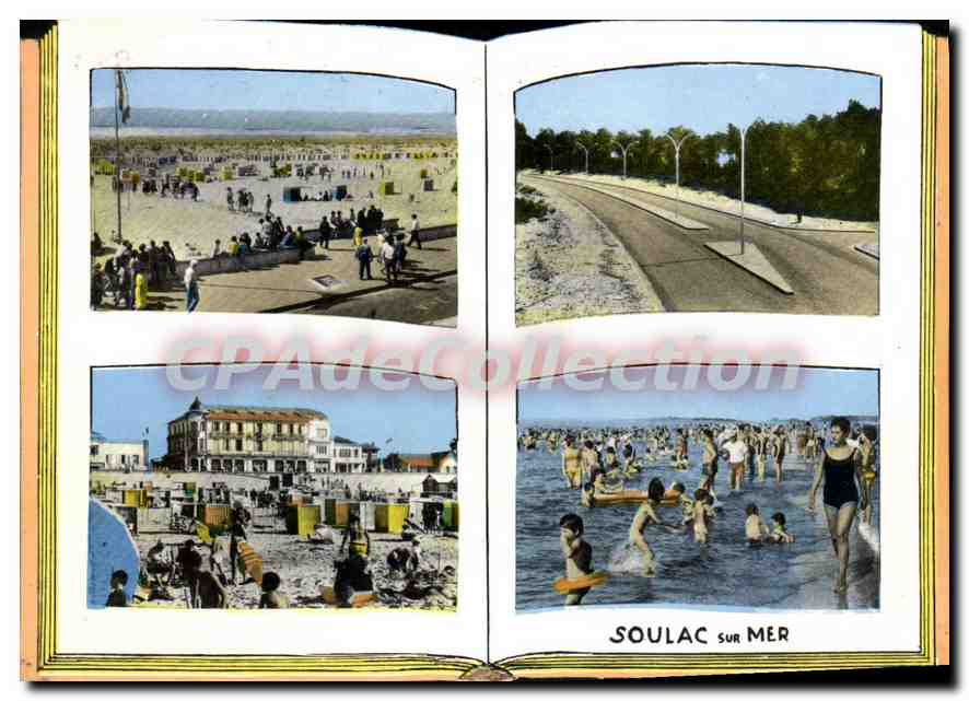 Soulac-sur-Mer — Plage et boulevard — éditeur A. Gilbert, n°940-B