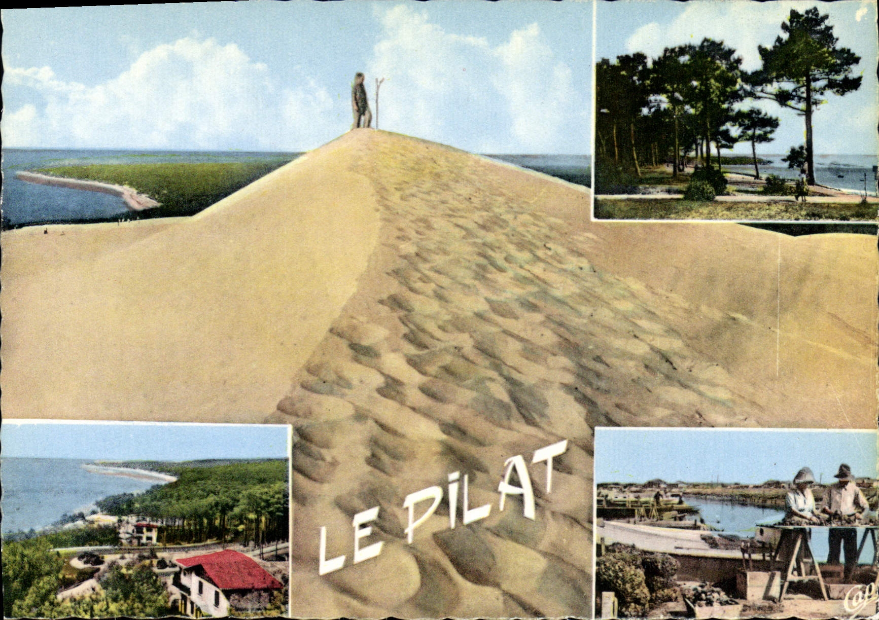 Le Pilat — Dünen der Côte d'Argent — Cie des Arts Photomécaniques, Paris