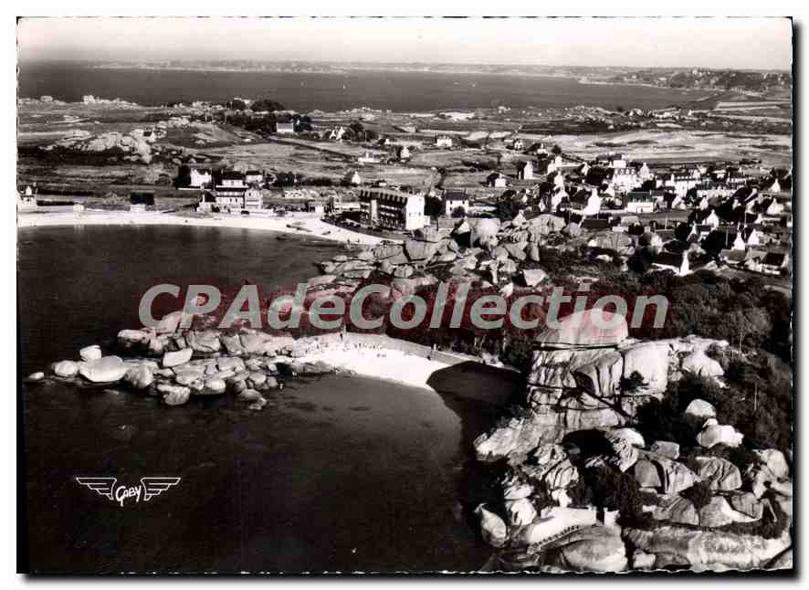 CPSM Ploumanach Plages De La Bastille Et De St Guirec