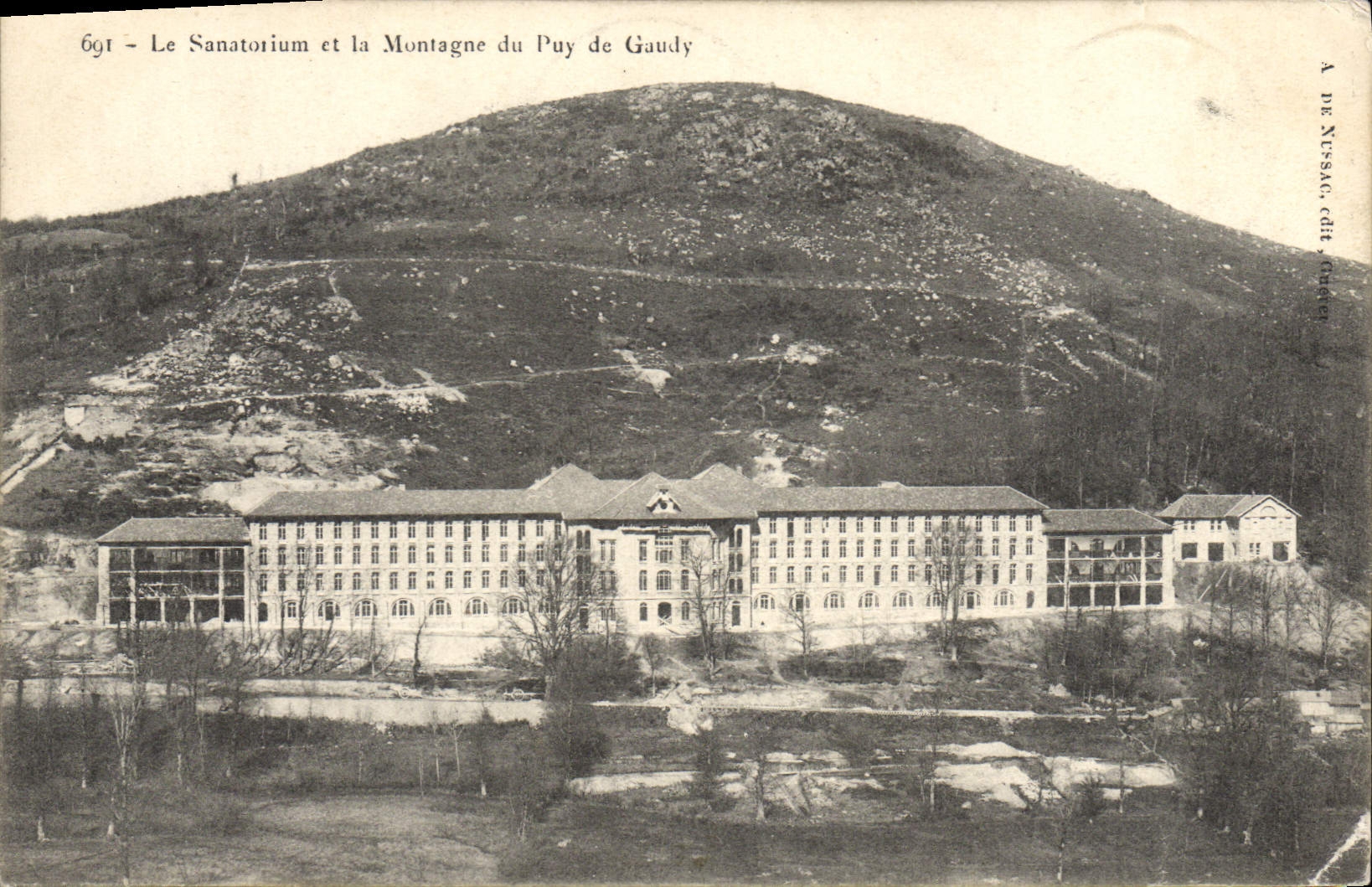 Le Sanatorium et la Montagne du Puy de Gaudy — A. de Nussac, édit. Toulouse
