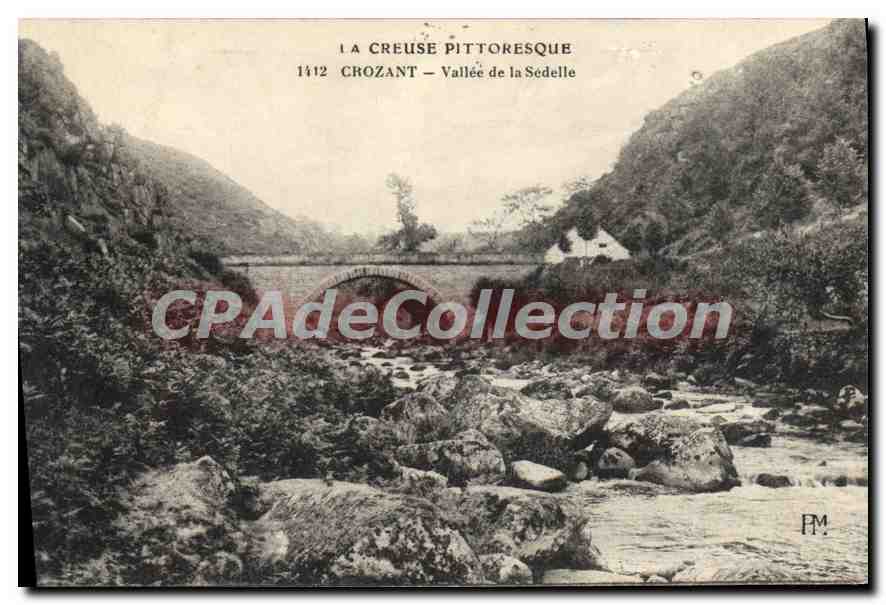 CPA Crozant Vallee De La Sedelle