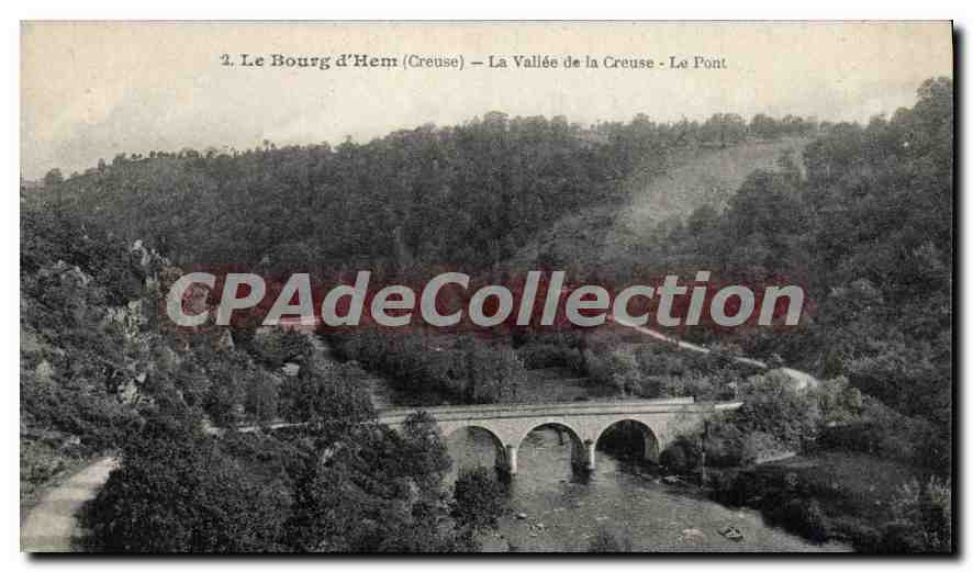 Le Bourg d'Hem (Creuse) — Die Creuse-Tal - Die Brücke