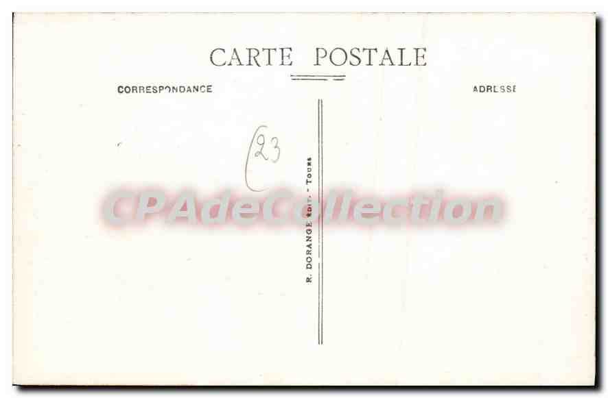CPA Crozant L'Ane Bijou Et Son Gite — Rückseite