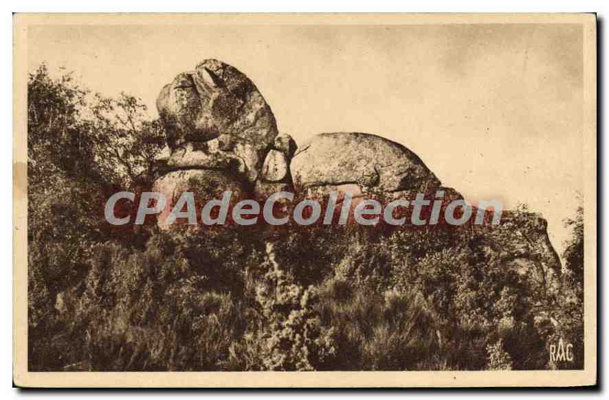 CPA Auzances Brousse Rochers De Combeau