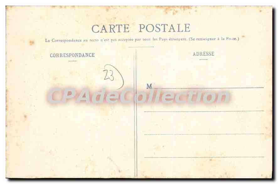 Zwei Frauen im Bauernkleid — Im Département Creuse — A. de Nussac, Verlag, Guéret — Rückseite