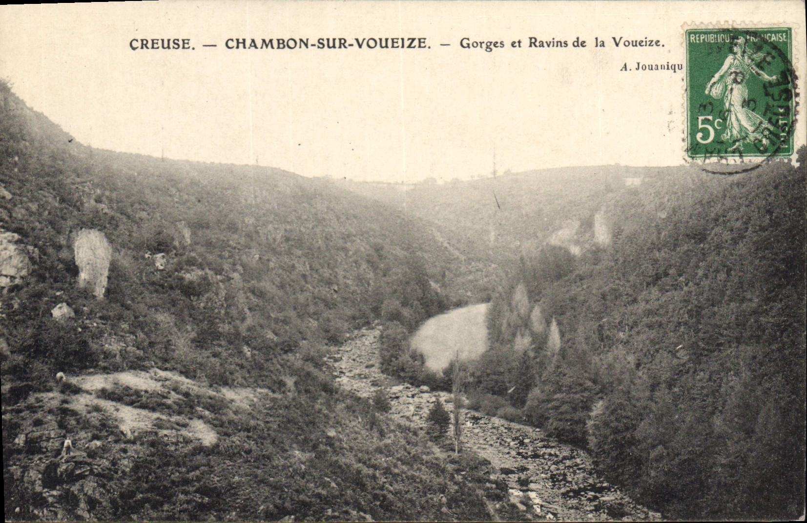 Creuse — Chambon-sur-Voueize — Gorges et Ravins de la Voueize — A. Jouaniqu