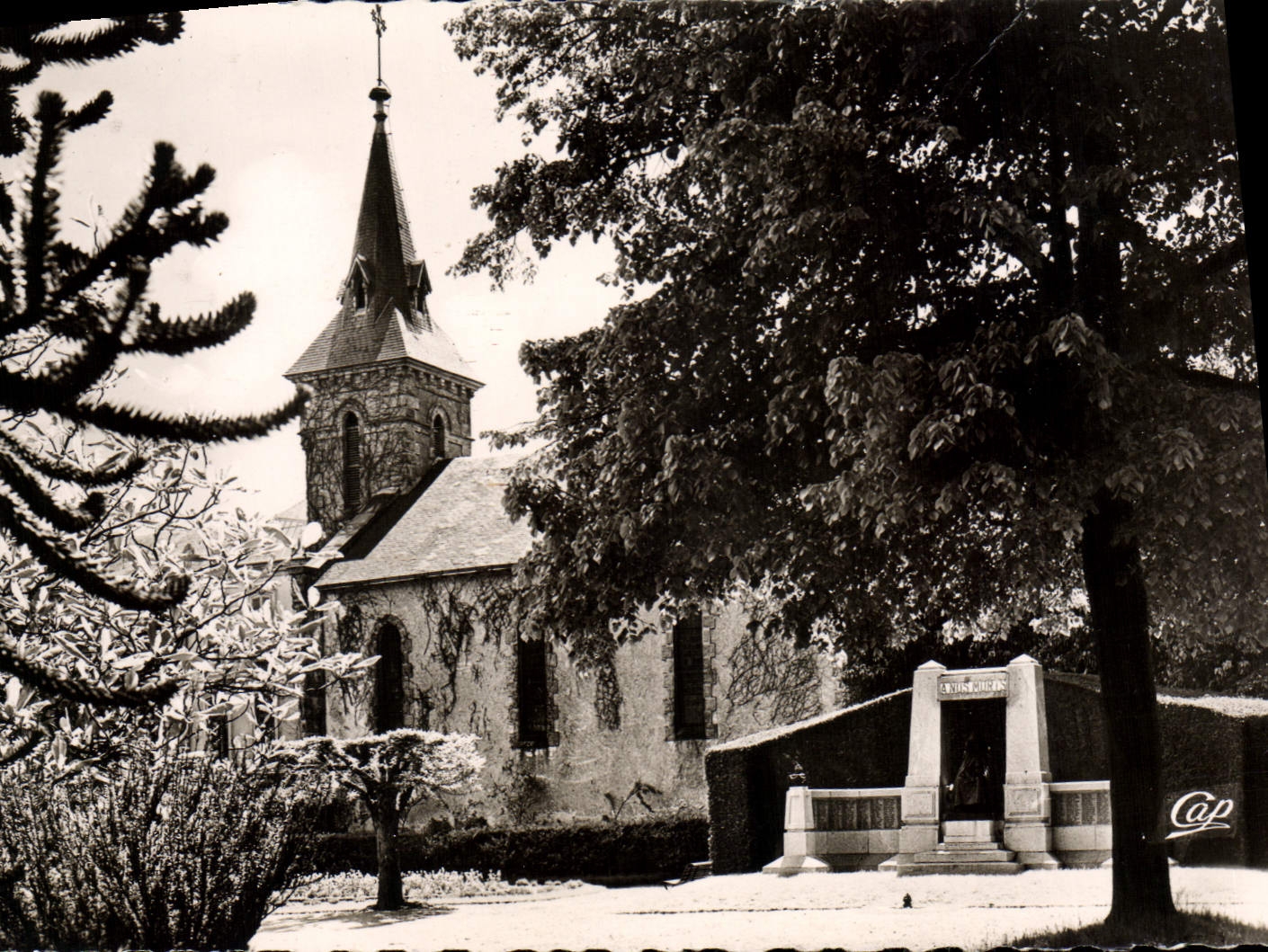 CPA Gueret Un Coin Du Jardin Public