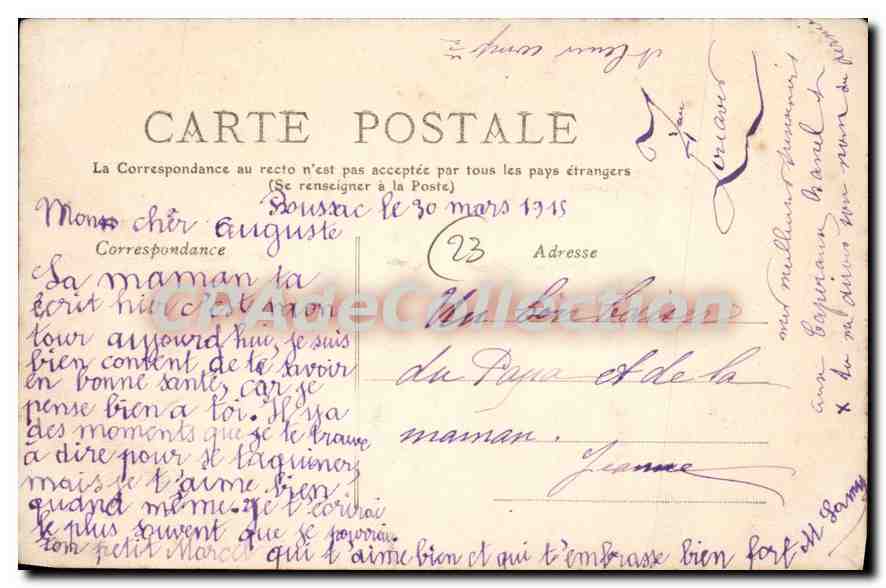 Boussac - Le Château et le Pont sur la Petite Creuse — éditeur non identifié — Reverso