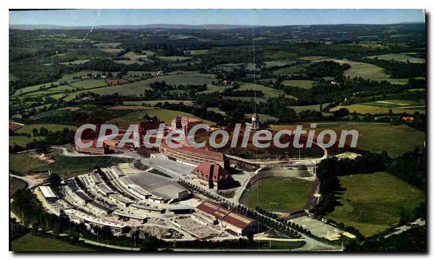 L'École des Métiers du Bâtiment — vue du ciel — Mexichrome