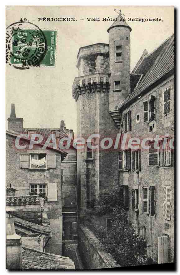 CPA Perigueux Vieil Hotel De Saliegourde