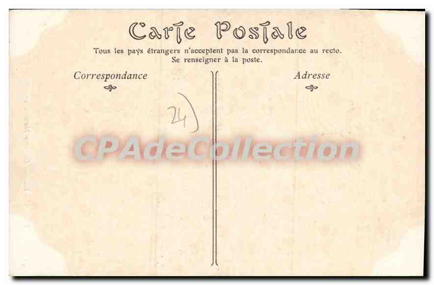 CPA Periguex La Tour Mataguerre — Rückseite
