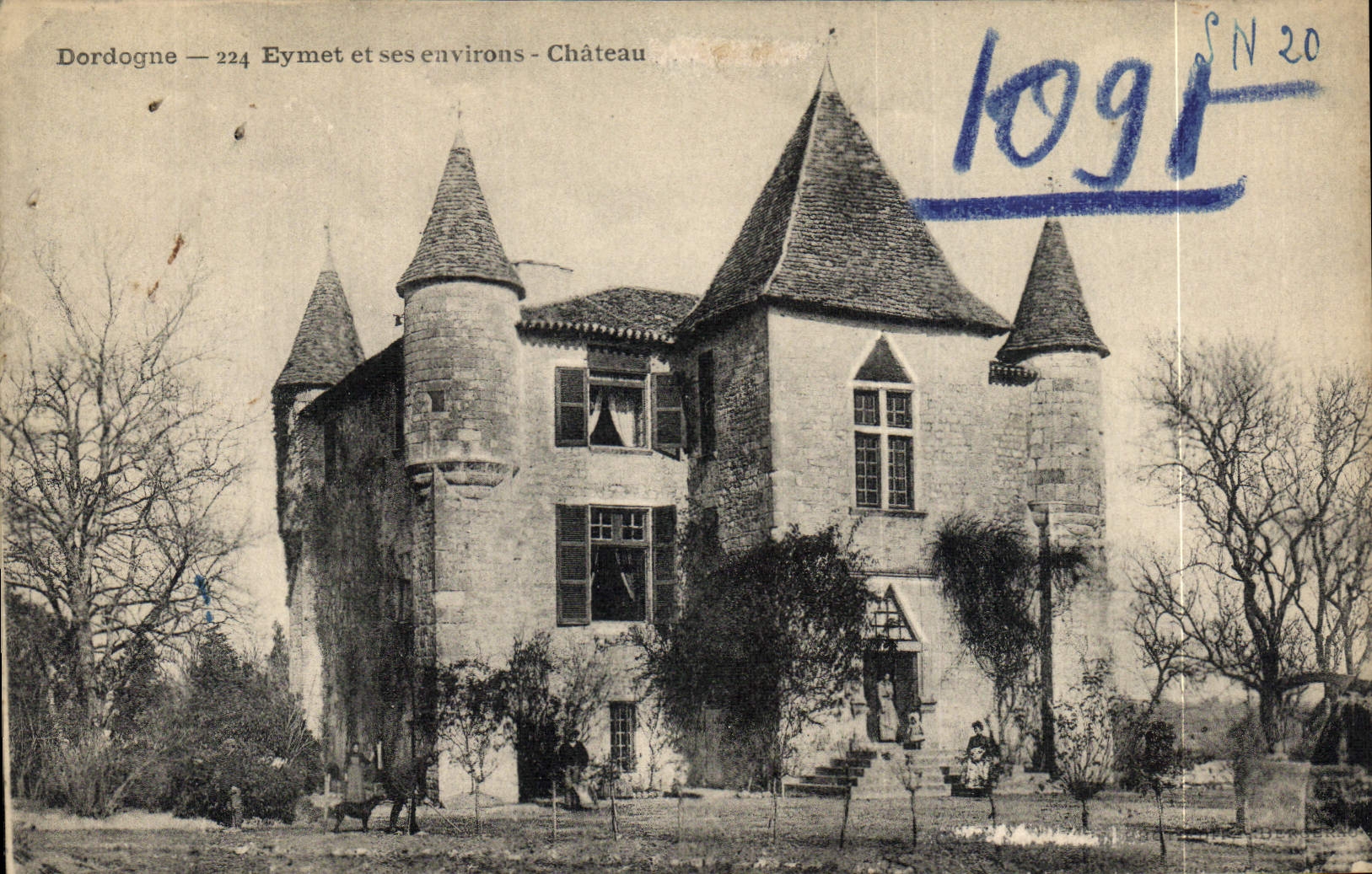 CPA Dordogne Eymet Et Ses Environs chateau
