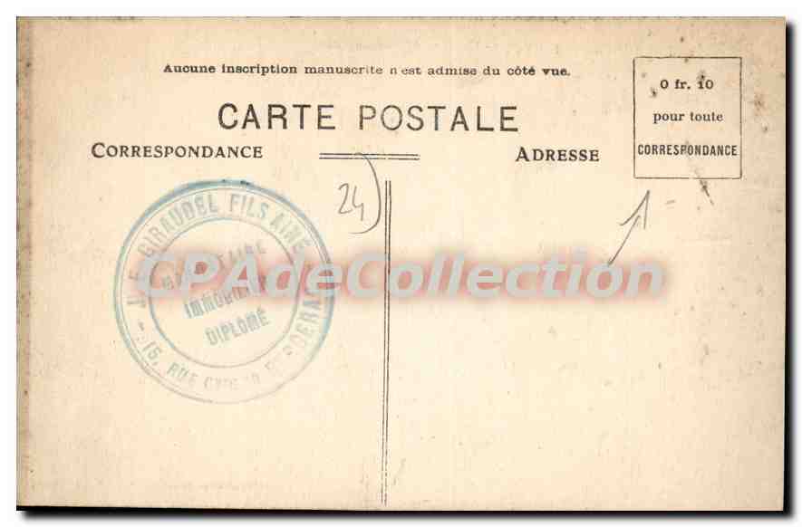 CPA Dordogne Eymet Et Ses Environs chateau — Verso