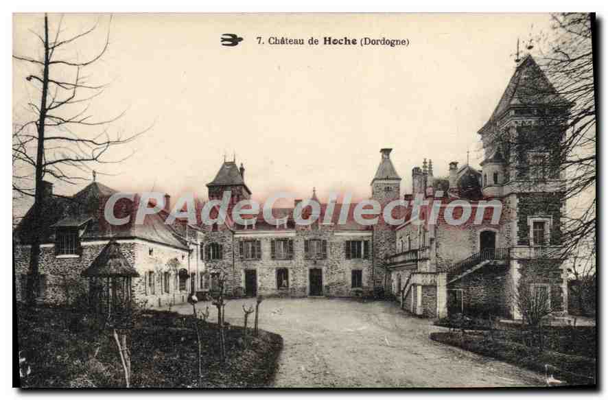 Château de Hoche (Dordogne) — vue du château avec cour intérieure — éditeur inconnu, n°7