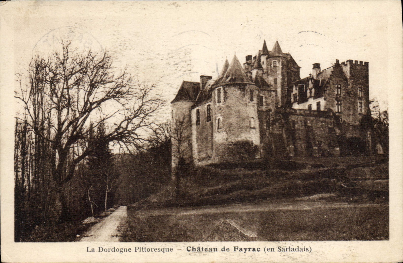 CPA La Dordogne Chateau De Fayrac