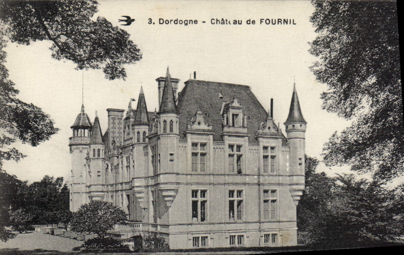 CPA Dordogne Chateau De Fournil