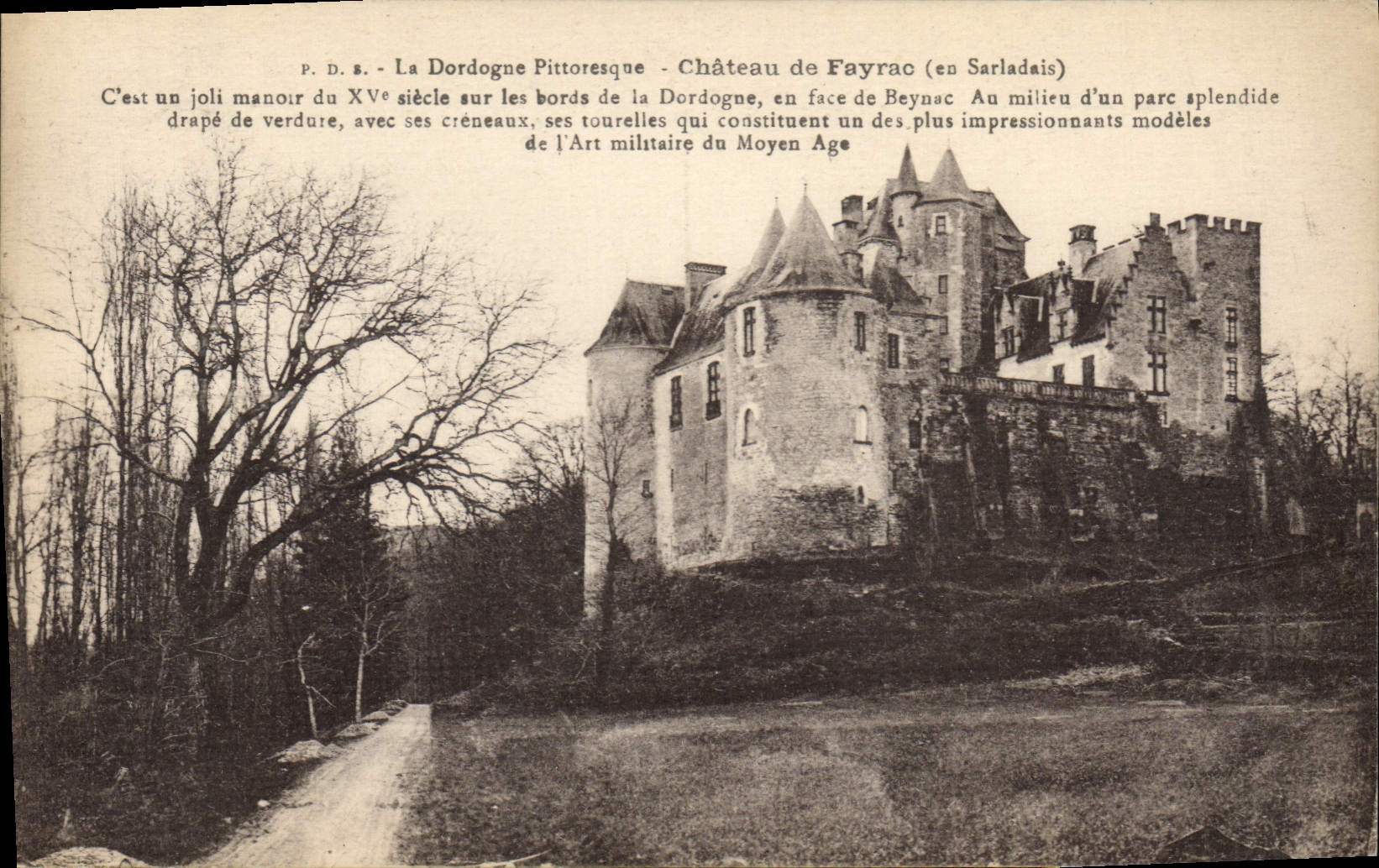 CPA La Dordogne Pittoresque Chateau De Fayrac