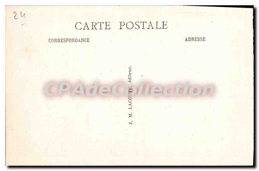 CPA Nontron Un Joil Coin Rue De Perigueux — Rückseite