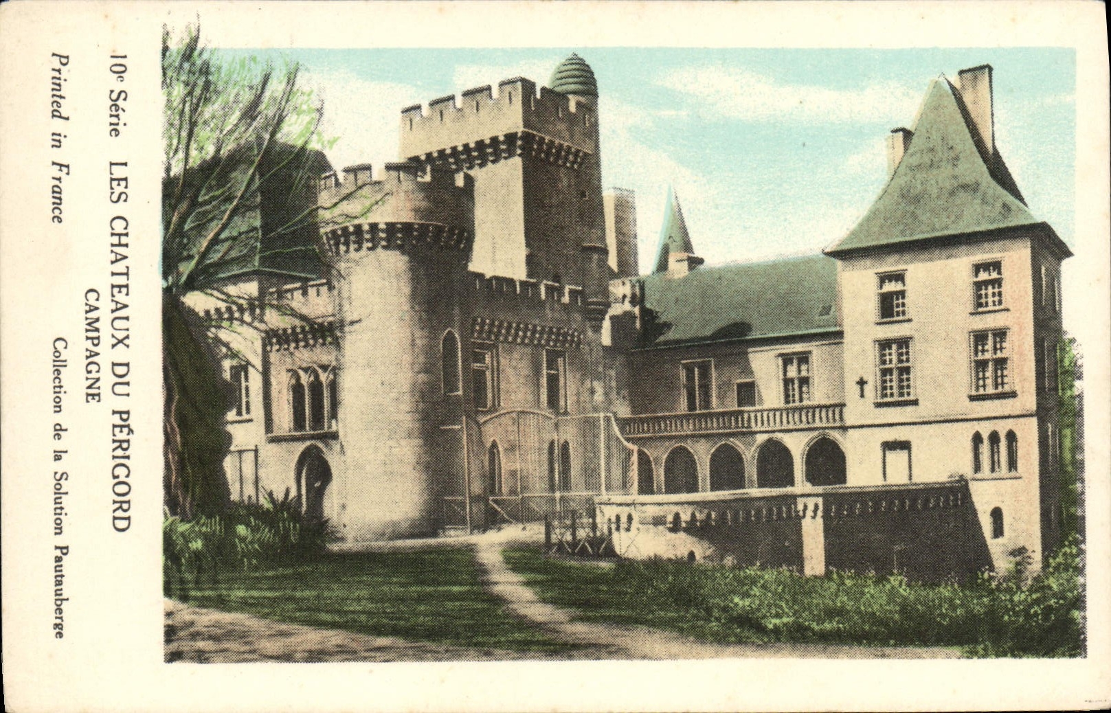 Château de Campagne — Les Châteaux du Périgord — 10e Série — Collection de la Solution Pauauberge