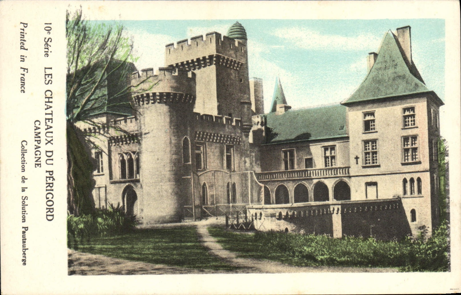Château de Campagne — Les Châteaux du Périgord — 10e Série — Collection de la Solution Pautaubeerge