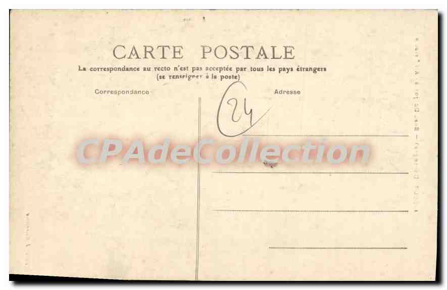 Piégut (Dordogne) — Beau Donjon du XIIIe siècle — Éditeur J. Gourlan — Verso