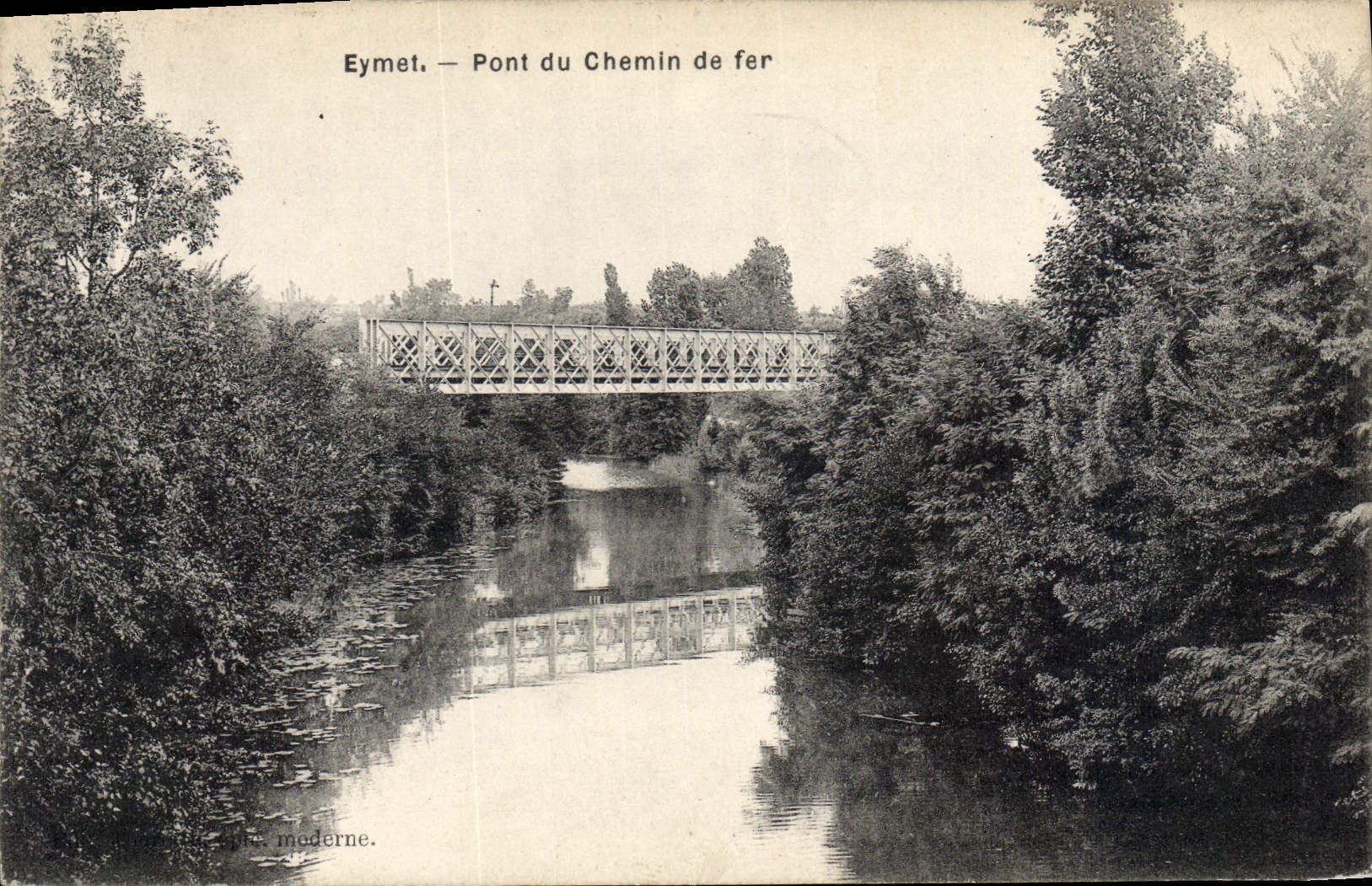 Eymet — Pont du Chemin de fer — Éditeur moderne