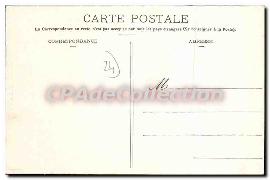 Eymet — Le Château, côté Nord-Ouest — Coll. A. Astruc, phot. édit. Bergerac — Verso