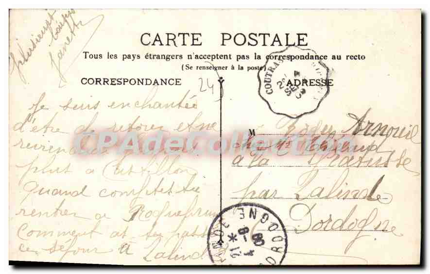 Montepon-sur-Isle — Moulins de Chandes — Mille Daniel édit — Rückseite