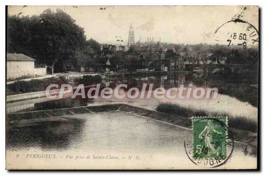 CPA Perigueux Vue Prise De Sainte Claire