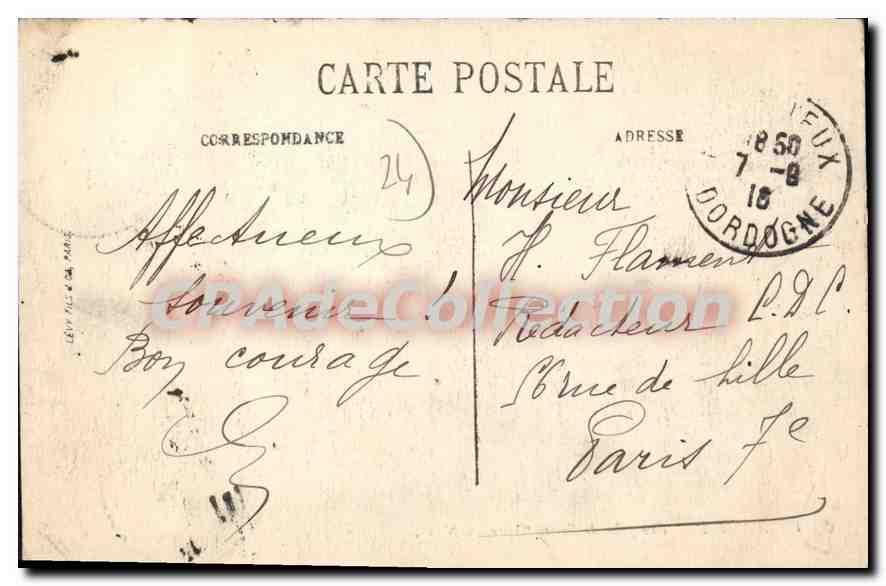 CPA Perigueux Vue Prise De Sainte Claire — Rückseite