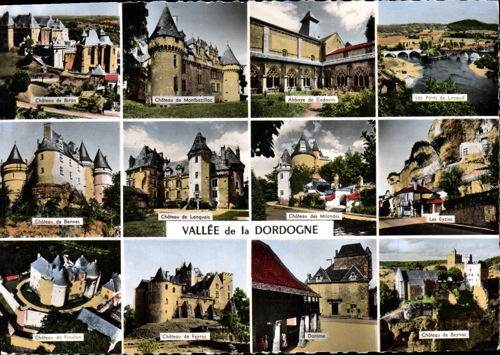 Vallée de la Dordogne — Châteaux et sites — Éditeur ArtAUD Père et Fils, Nantes