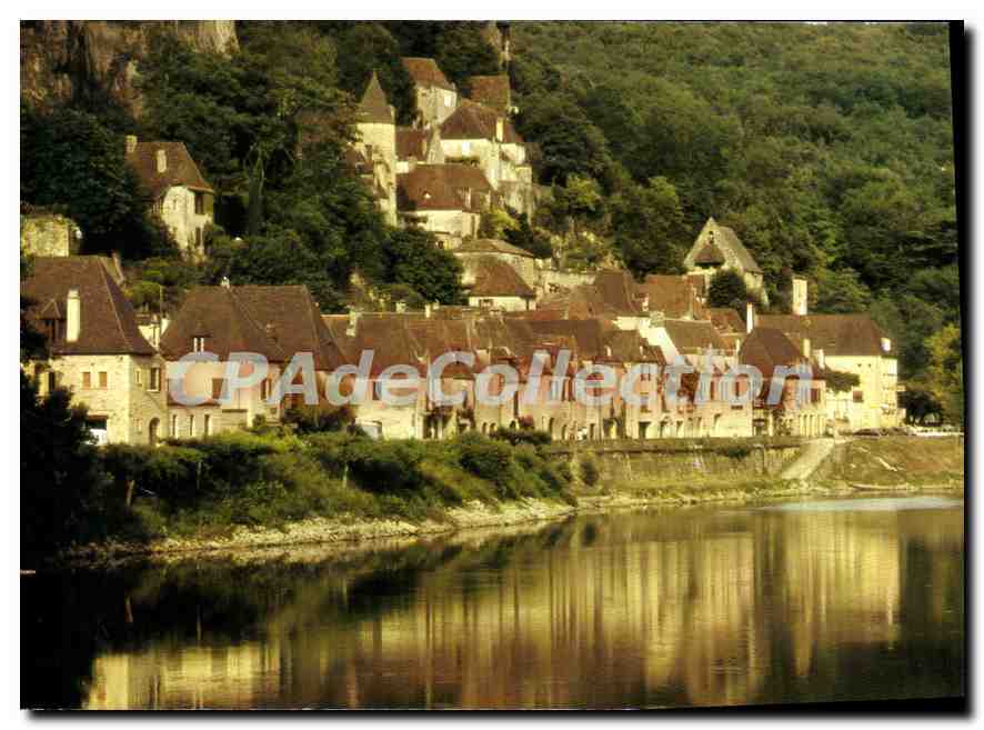 La Roque-Gageac — Tal der Dordogne — Verlag: La Cigogne, Toulouse