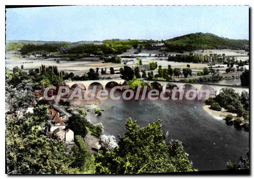 Limeuil (Dordogne) — Der Zusammenfluss der Dordogne und der Vézère — Éditions René Marsaillais