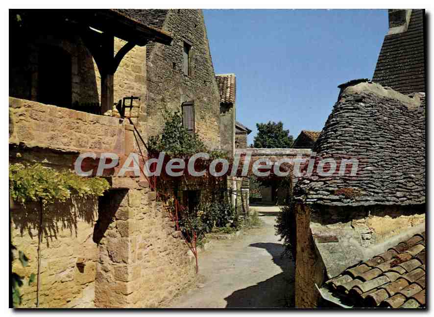 CPSM Castelnaud La Cite Feodale Vieille Rue