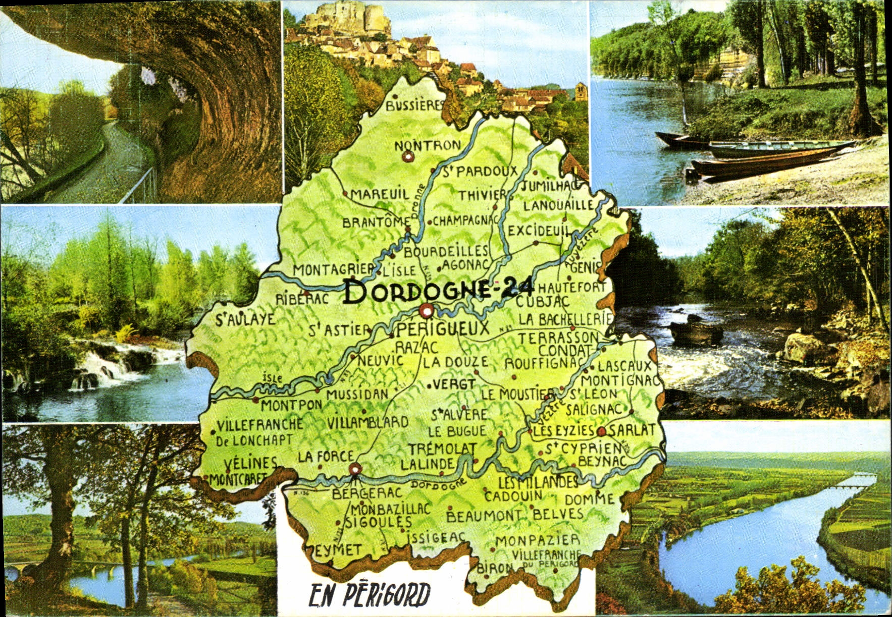CPSM Dordogne Perigord Le Pays De L'Homme