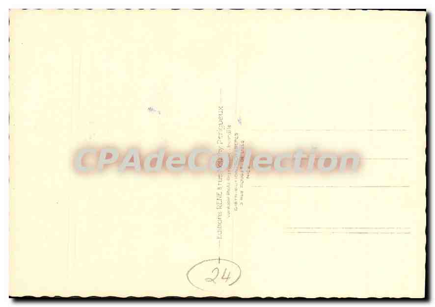 CPSM Chateau De Salignac Feneline — Verso
