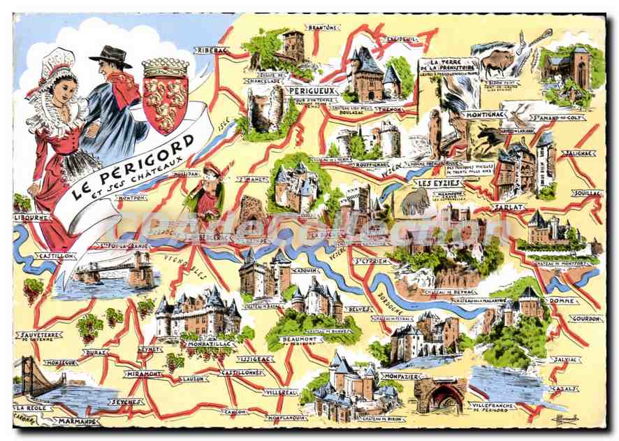 Der Périgord und seine Schlösser — Éditions Gaby, Serie Les Provinces Françaises