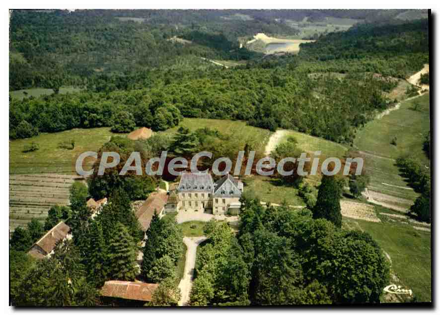 CPSM Chateau L'Eveque Vue Aerienne