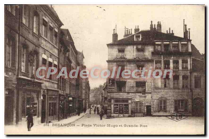 Besançon — Place Victor-Hugo et Grande-Rue — C.T.B. n°181
