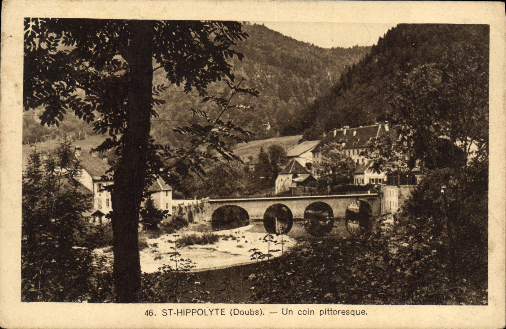 CPA St Hippolyte Un Coin Pittoresque