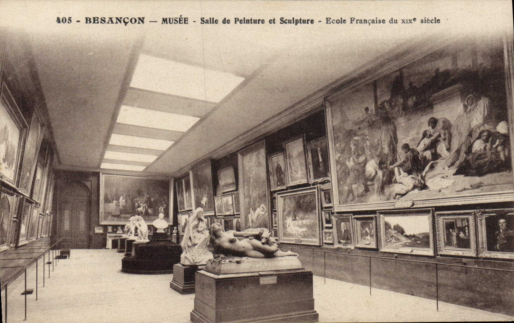Besançon — Musée — Salle de Peinture et Sculpture — École Française du XIXe siècle