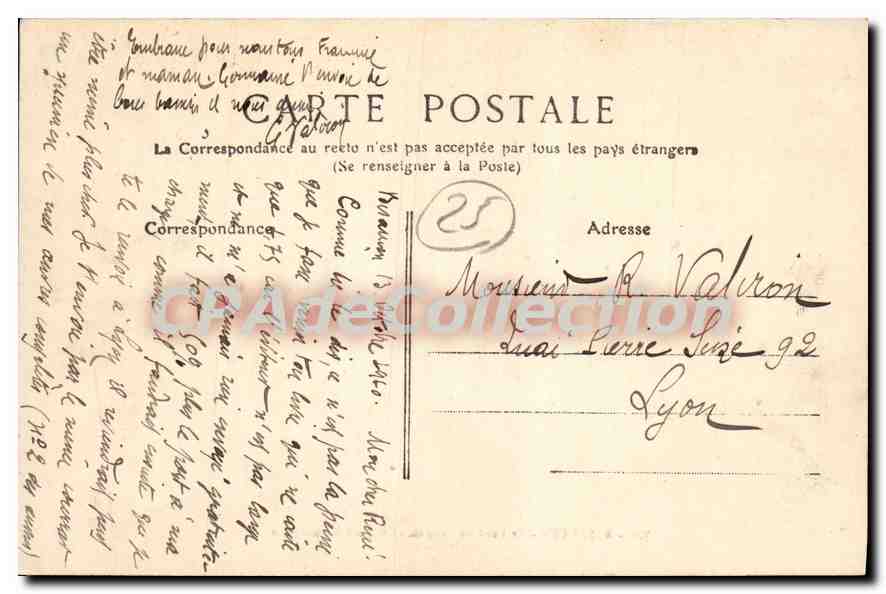 Besançon - Le Pont de Bregille et le Fort Beauregard — éditeur non identifié, n° de série 326 — Reverso
