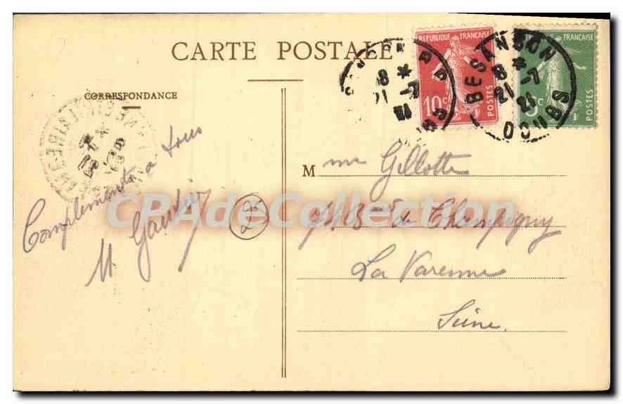 Besançon-les-Bains - Le Doubs à la Porte de Strasbourg — Collection Artistique, cliché Ch. Larocq — Reverso