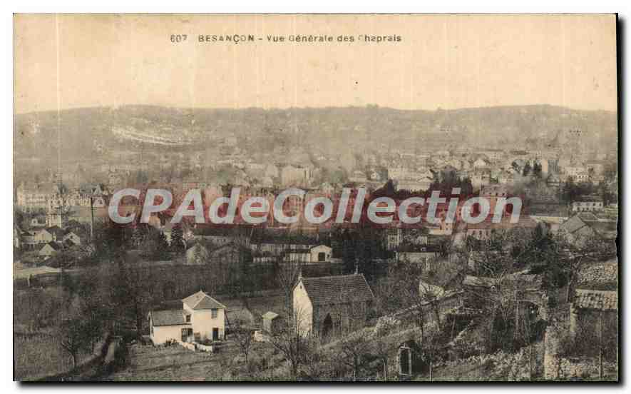 CPA Besancon Vue Generale Des Chaprais