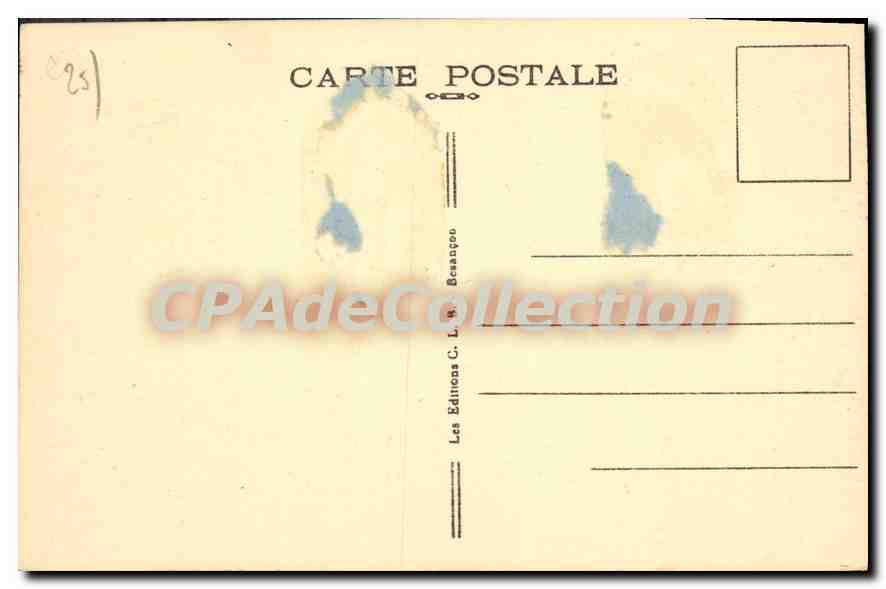 Ornans — Vallée de la Loue — Vue panoramique — Sites Pittoresques de Franche-Comté, n° 678 — Rückseite